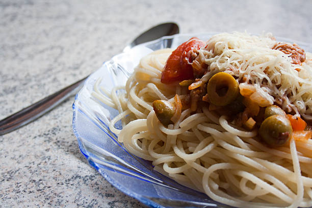 spaghetti stock photo