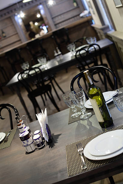istock luxury restaurant in european style 186724236