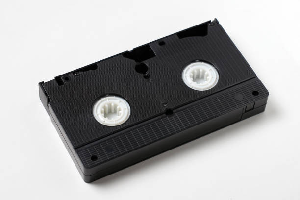 istock Video cassette tape isolated on white background 1867246286