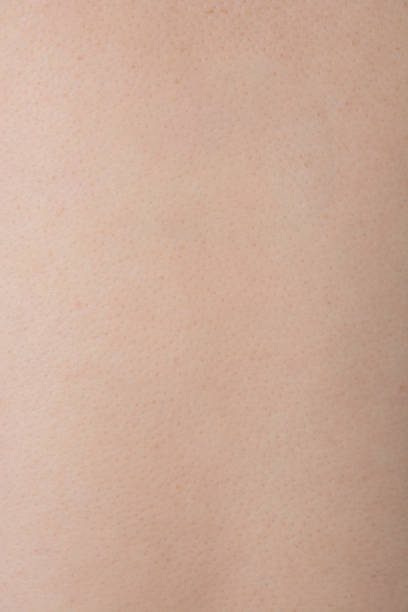 istock Caucasian Healthy human skin surface texture 1867256041