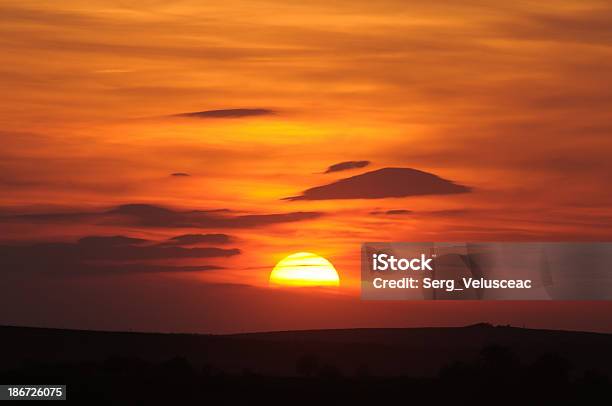 Wunderschöner Sonnenuntergang Stockfoto und mehr Bilder von Abstrakt - Abstrakt, Farbbild, Fotografie