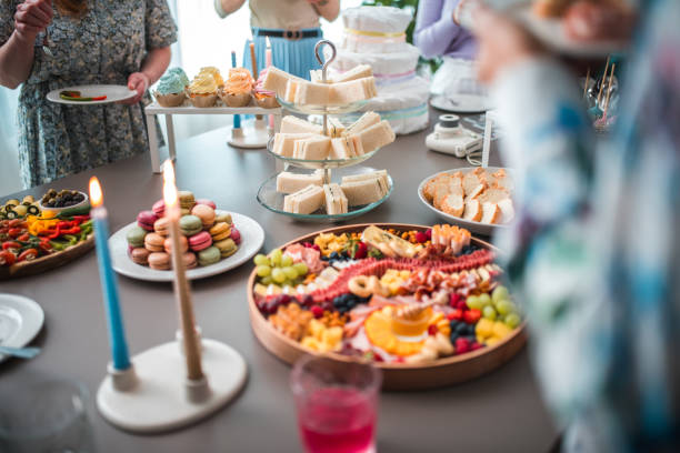 istock Diverse Feast with Elegance at Joyful Candlelit Party 1867268006