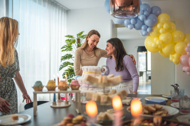 istock Cherished Embrace at a Baby Shower Celebration 1867271843