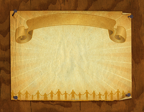 Holding Hands Banner Poster - Retro. Rendered in Photoshop with photos, scan and art. Holding Hands - United Community Sun Burst Background. Check out my “Holding Hands” light box for more.