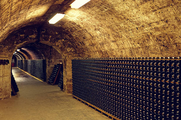 istock champagne cellar with hundreds of bottles 186735511