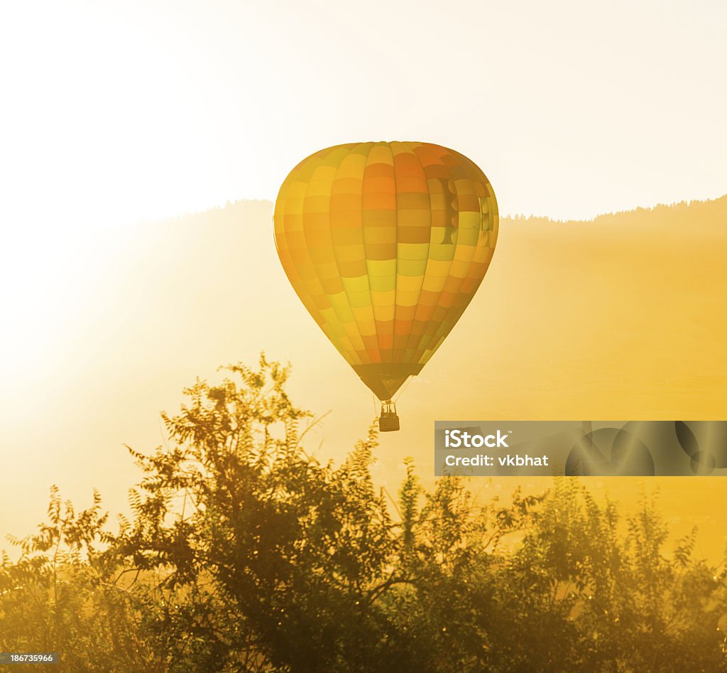 Globo aerostático de aire caliente sunrise - Foto de stock de Idaho libre de derechos