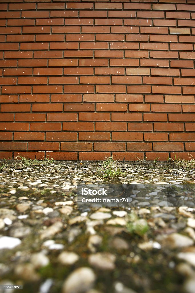 Fondo de textura de pared de ladrillos - Foto de stock de Abandonado libre de derechos