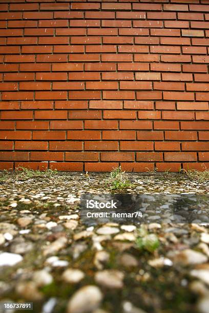 Fondo De Textura De Pared De Ladrillos Foto de stock y más banco de imágenes de Abandonado - Abandonado, Agrietado, Arquitectura