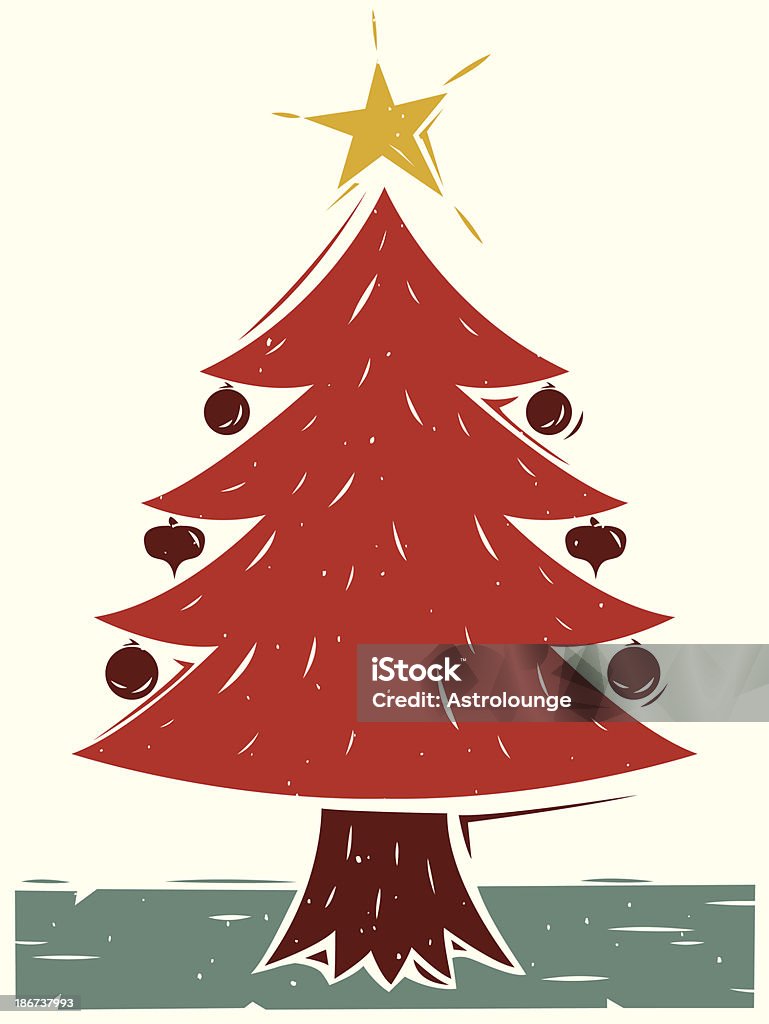 Рождественская ёлка - Векторная графика Верхушка для ёлки роялти-фри