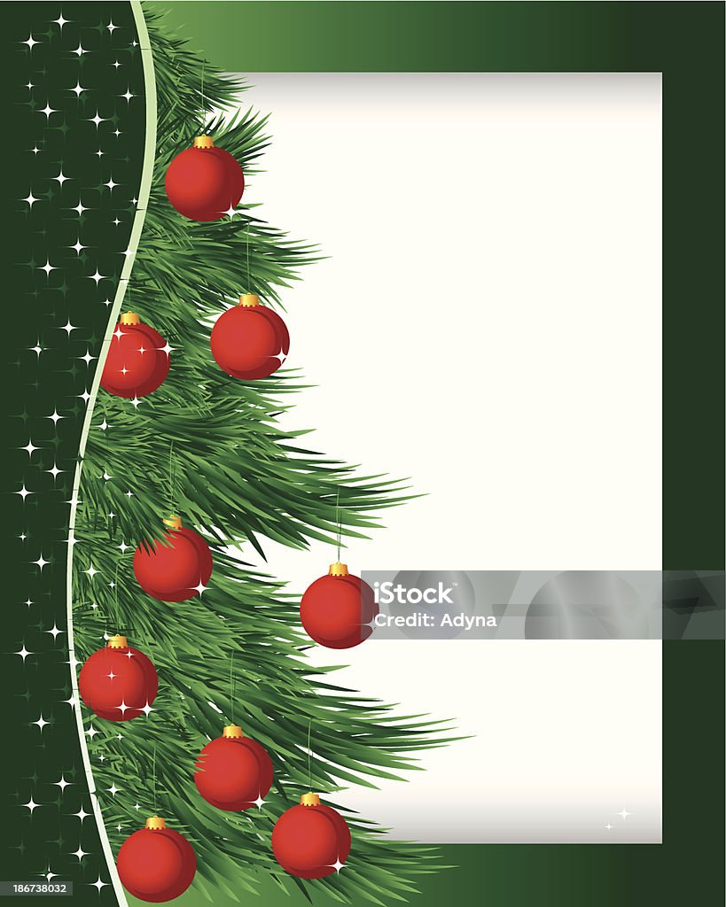 Carte de Noël vert - clipart vectoriel de Abstrait libre de droits