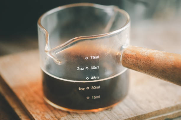 istock Shot of espresso. Process of making coffee 1867385915