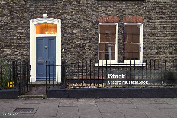 Dublin Haus Mit Blue Door Stockfoto und mehr Bilder von Architektur - Architektur, Dublin - Irland, Fotografie