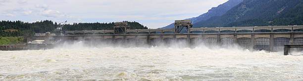istock Bonneville Lock and Dam Panorama 186740162