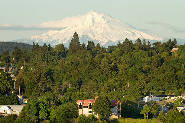 istock Mount Hood and Oregon City 186741387
