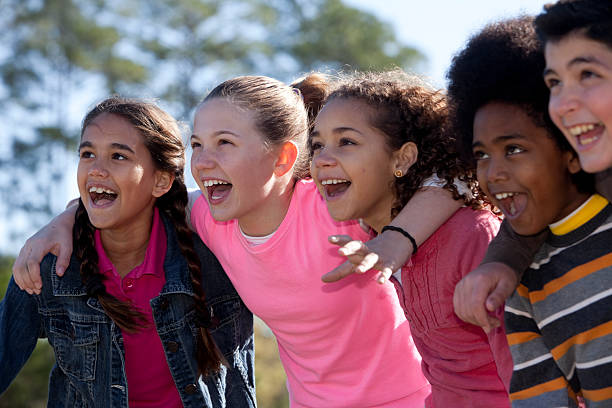 istock Group of childen 186744085