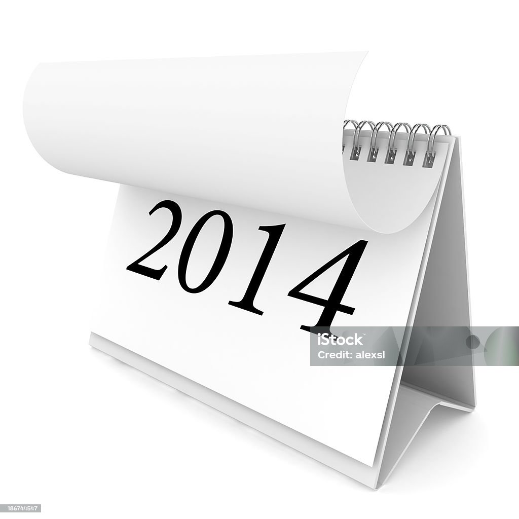 Calendario 2014 - Foto stock royalty-free di 2013