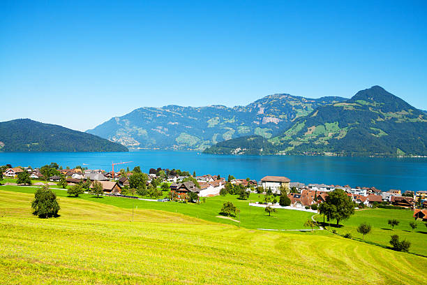 istock Meadows and mountains at Lake Lucerne 186747724