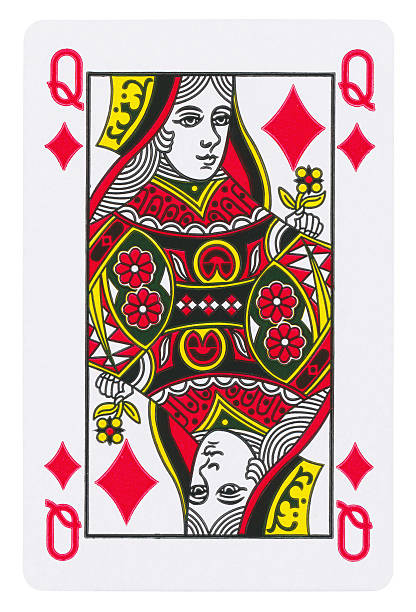 istock Queen Of Diamonds Isolated (clipping path included) 186749083