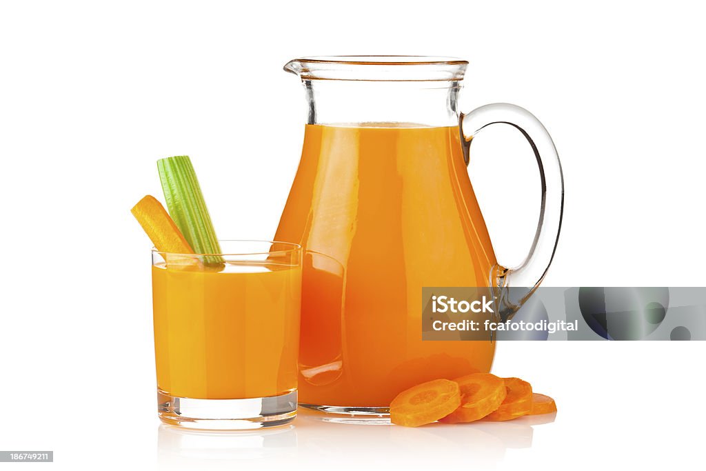 Suco de Cenoura - Foto de stock de Aipo royalty-free