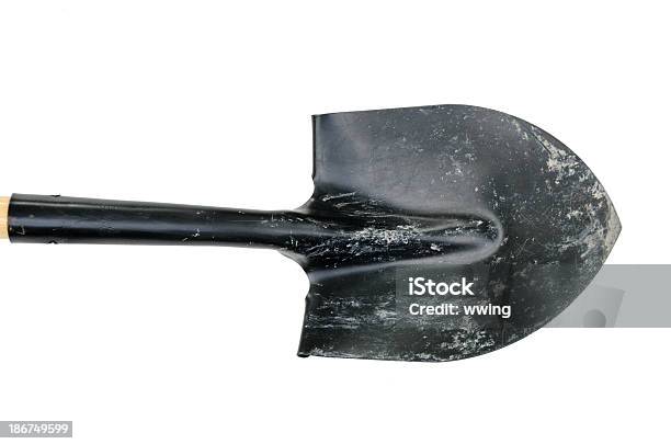 Shovel With Clipping Path Stock Photo - Download Image Now - Clipping Path, Close-up, Color Image