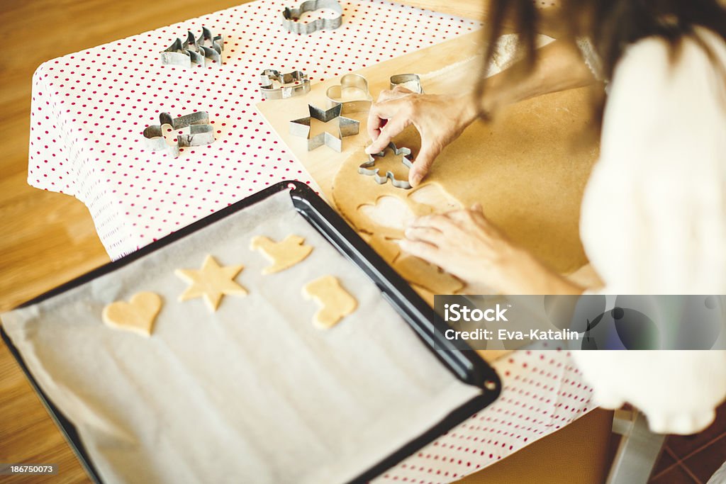 Porträt von einem gingerbread Kaffeemaschine - Lizenzfrei Arbeiten Stock-Foto