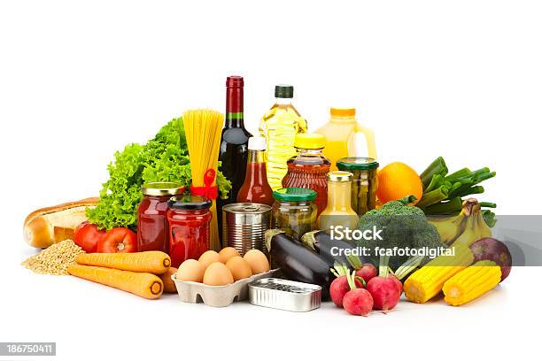 Speisen Stockfoto und mehr Bilder von Lebensmittel in Dosen - Lebensmittel in Dosen, Speisen, Ernährungspyramide