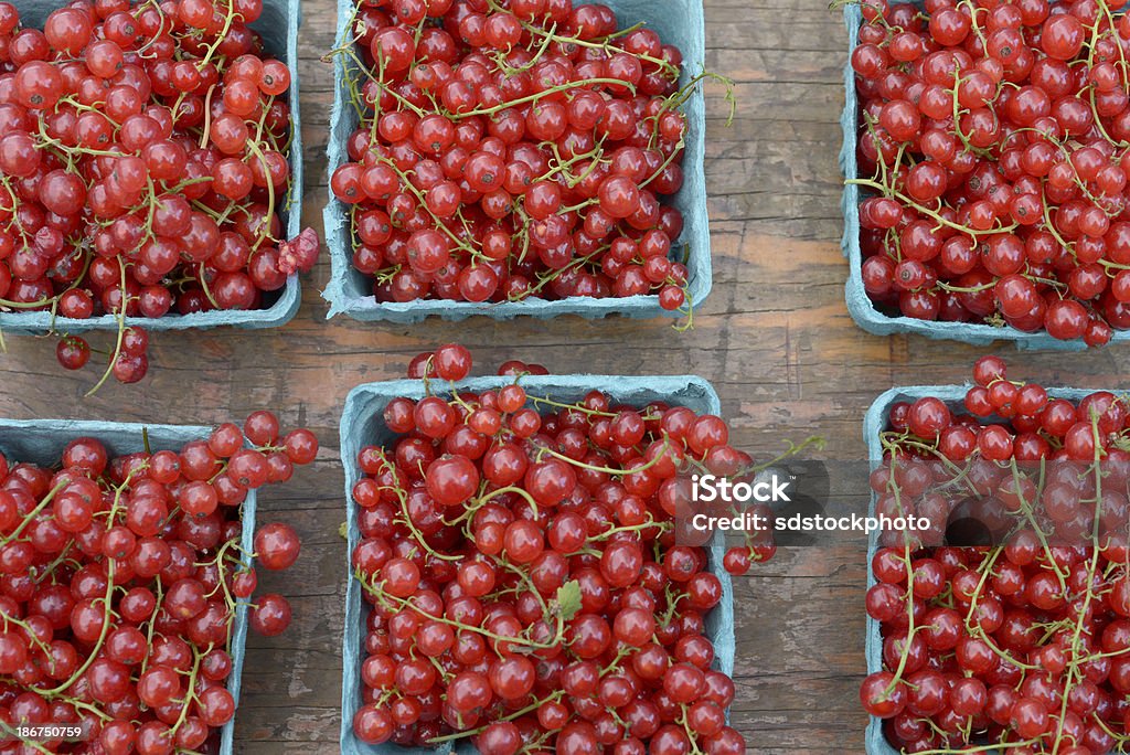Czerwone Porzeczki (czerwone) w Farmer's Market - Zbiór zdjęć royalty-free (Agrest)