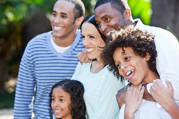 istock Interracial family 186750956
