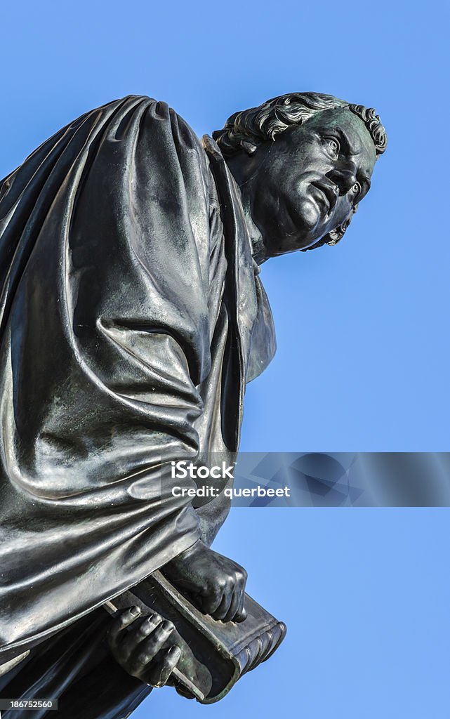 Martin Luther-statue in Dresden - Lizenzfrei Barock Stock-Foto