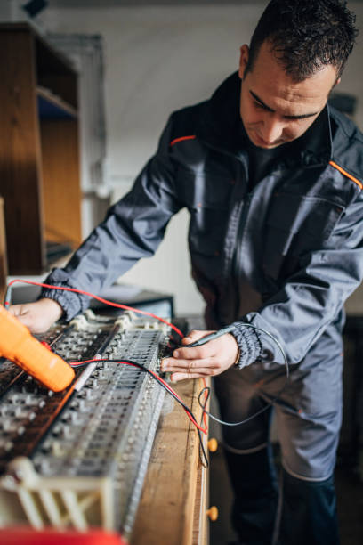 istock Electric car battery service 1867537133