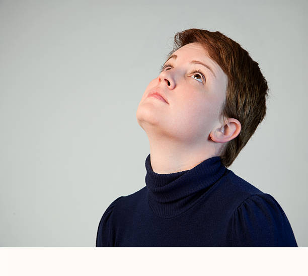 istock Young Adult Looking Upward 186753935