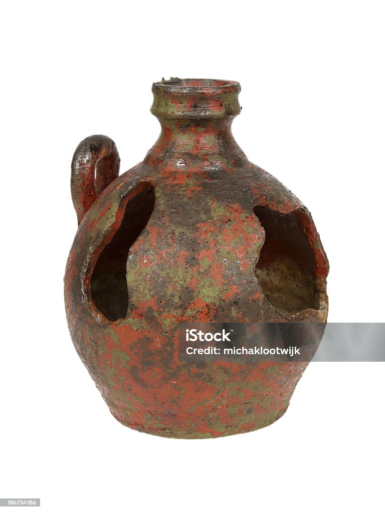 Alte Rote vase aus Lehm, die handwork - Lizenzfrei Alt Stock-Foto