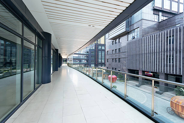 istock corridor of modern office building 186754705