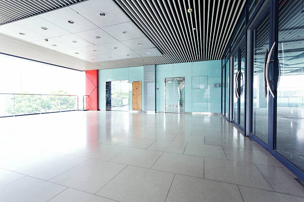 istock interior of modern office building 186754711