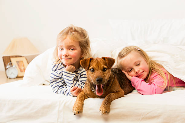 istock Girls and Their Dog 186758854