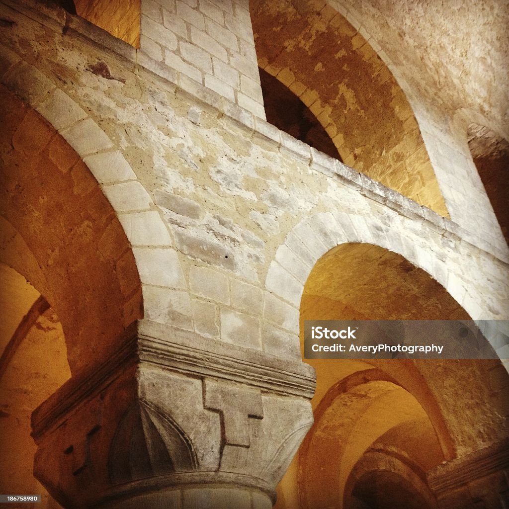 Detalhes de Arquitetura de uma Capela - Royalty-free Abóbada de Berço Foto de stock