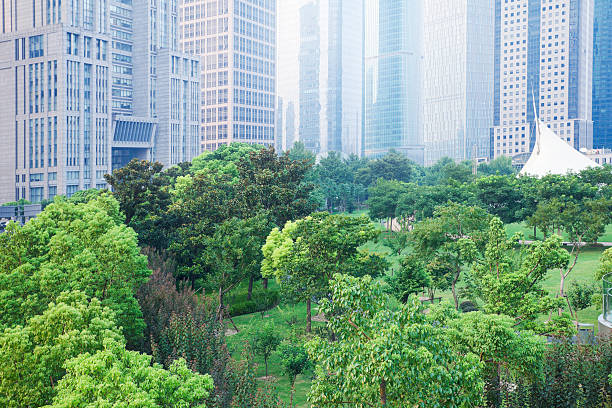 istock Modern building of shanghai 186759123