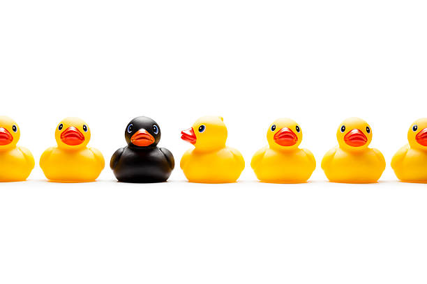 istock Alone - Racism Rubber Duck Humor Individuality 186759335