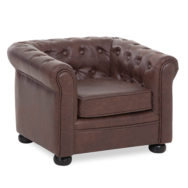 istock Old fashion Leather Arm Chair 186760271
