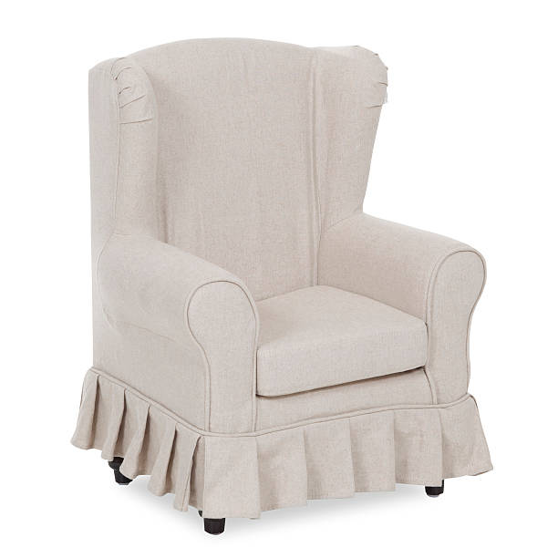 istock Old Fashion Fabric Arm Chair 186760362