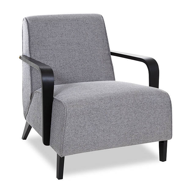 istock Old Fashion Fabric Arm Chair 186760393