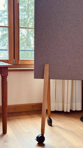 istock Felt bulletin board at the window 1867604950