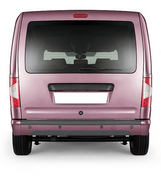 istock The rear view of a van 186760578
