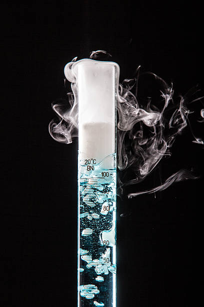 Chemical Reaction stock photo