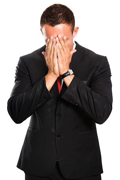 istock Frustrated Business Man, Worried and Exhausted 186763045