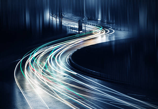istock light trails on  steet in shanghai china 186763318