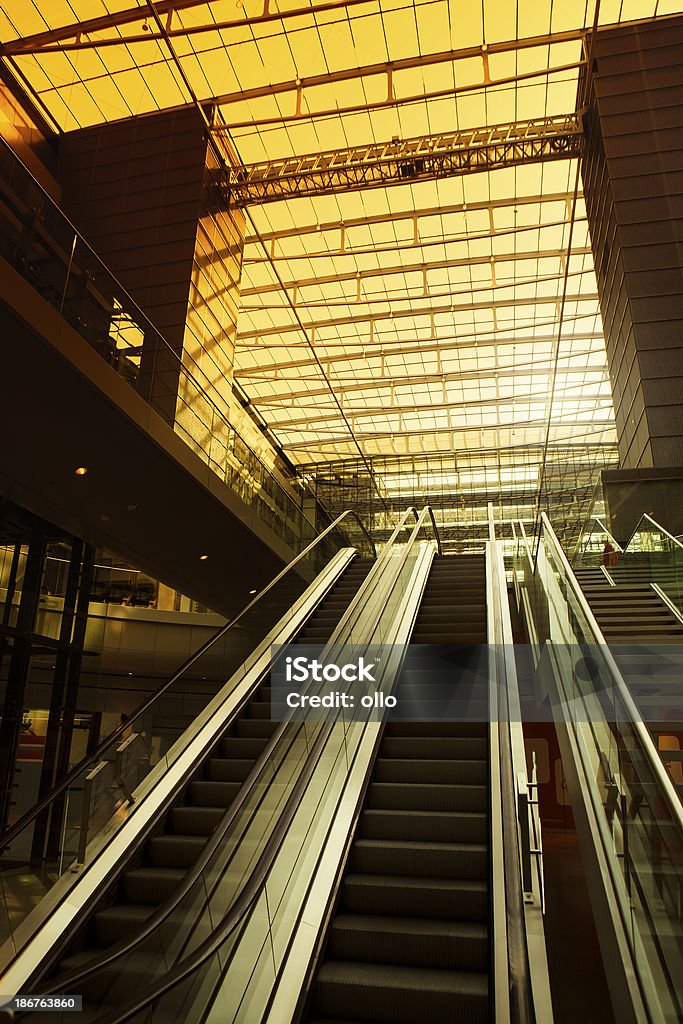 Stairway, modern office building Stairway, modern office building - toned image Architecture Stock Photo
