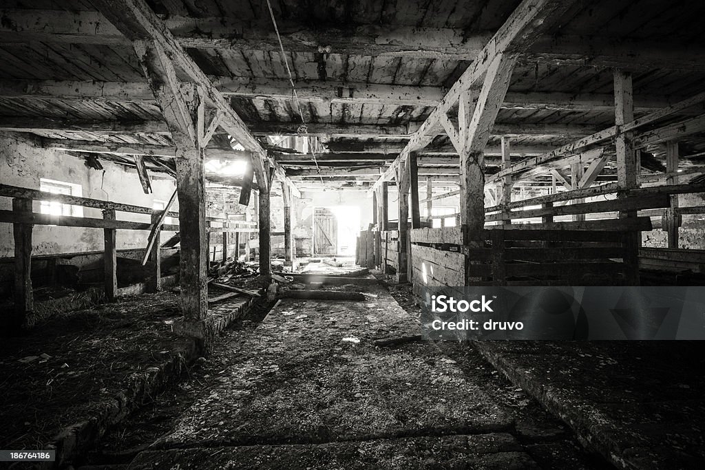 Verlassenen farm - Lizenzfrei Innenaufnahme Stock-Foto