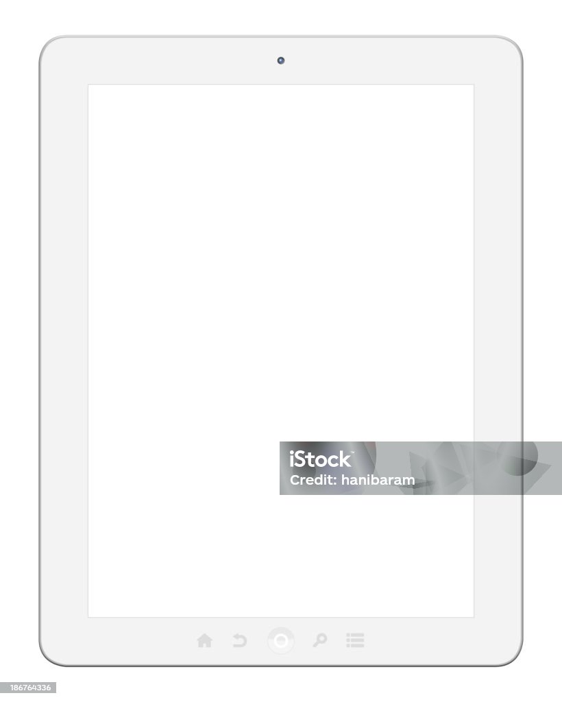 White digitale Tablet PC (Clipping path) - Lizenzfrei Ausrüstung und Geräte Stock-Foto