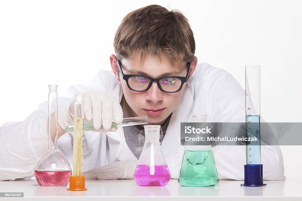 Scienziato al lavoro - Foto stock royalty-free di 20-24 anni